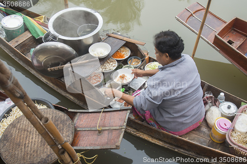 Image of ASIA THAILAND SAMUT SONGKHRAM THA KHA FLOATING MARKET