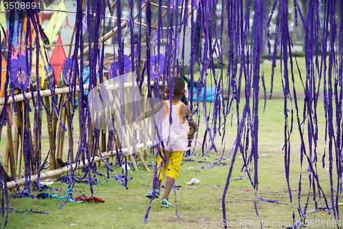 Image of ASIA THAILAND BANGKOK SANAM LUANG KITE FLYING