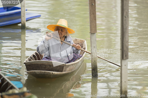 Image of ASIA THAILAND SAMUT SONGKHRAM THA KHA FLOATING MARKET