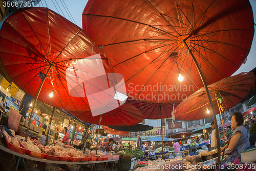 Image of ASIA THAILAND BANGKOK NOTHABURI MORNING MARKET