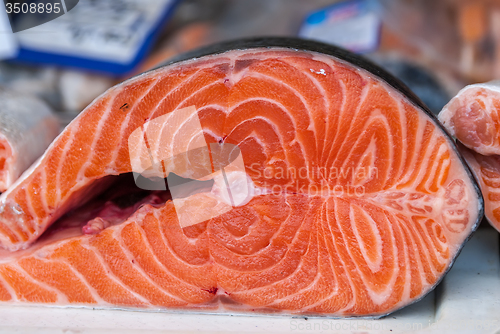 Image of raw salmon