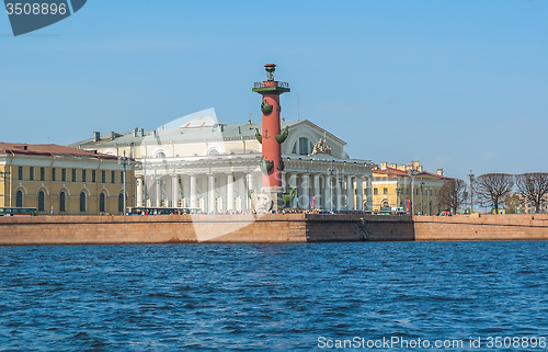 Image of Saint-Petersburg. Vasilyevsky Island. Russia