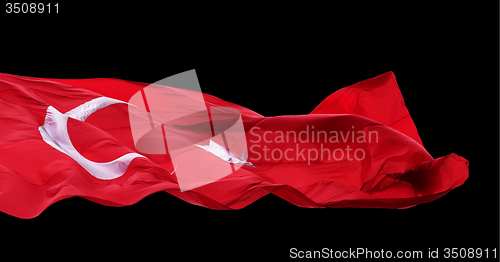 Image of Waving flag of Turkey