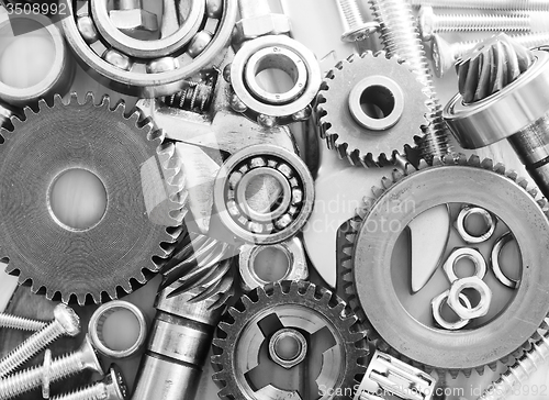 Image of nuts,bolts and gears