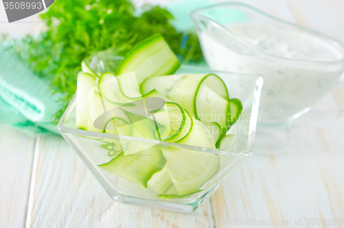 Image of salad with cucumber