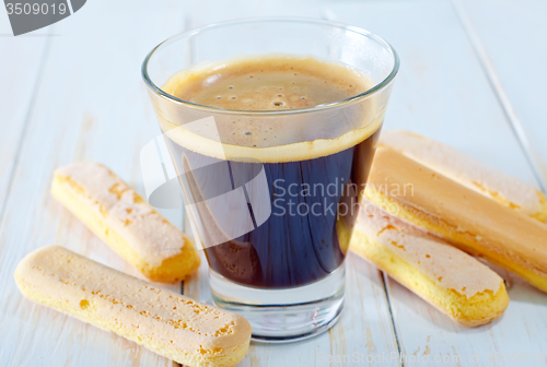 Image of coffee and savoyardi