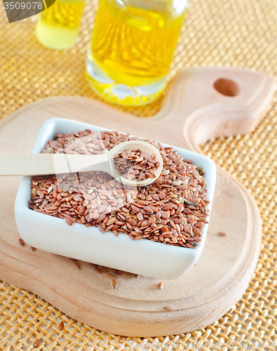 Image of flax seed and oil