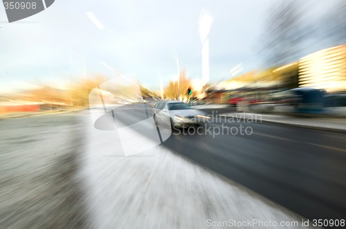 Image of Speeding Car