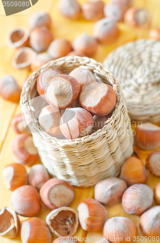 Image of hazelnuts