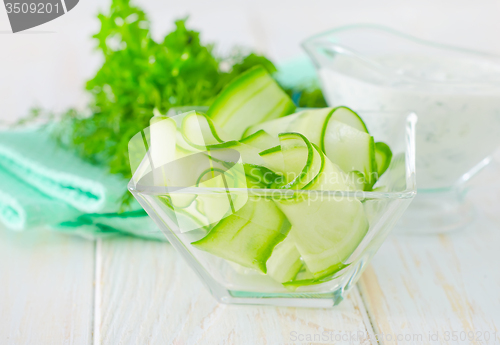 Image of salad with cucumber