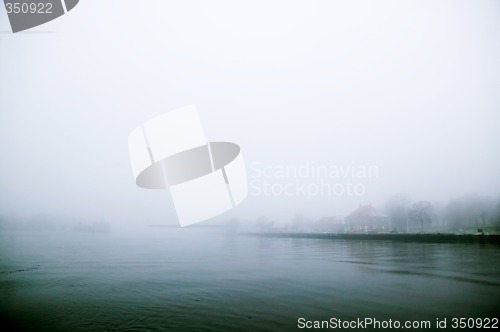 Image of Thick Fog over Water