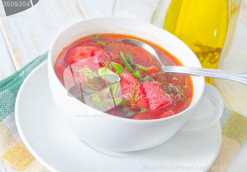 Image of fresh soup