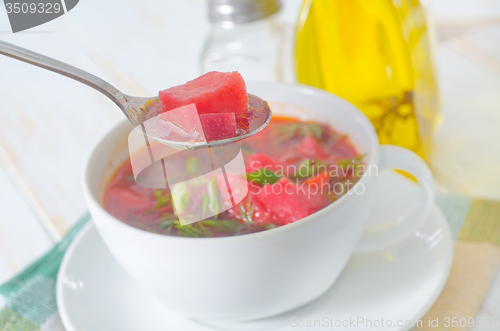 Image of fresh soup