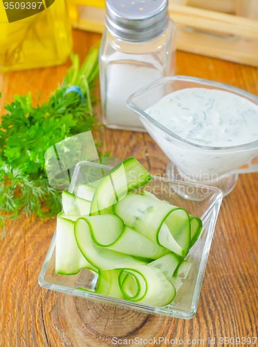 Image of salad with cucumber