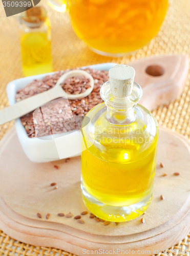 Image of flax seed and oil