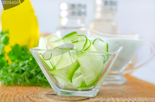 Image of salad with cucumber