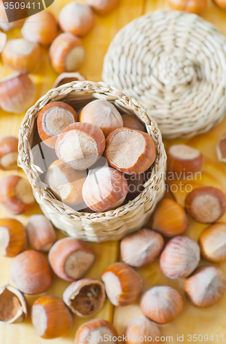 Image of hazelnuts