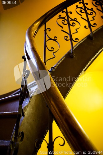 Image of Antique Stairwell Railing