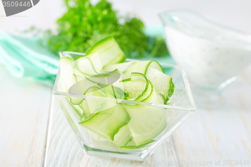 Image of salad with cucumber