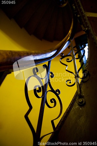 Image of Antique Stairwell Railing