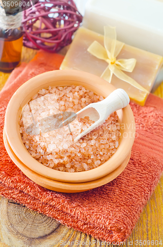 Image of salt and soap