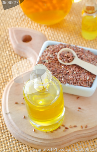 Image of flax seed and oil