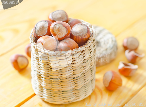 Image of hazelnuts