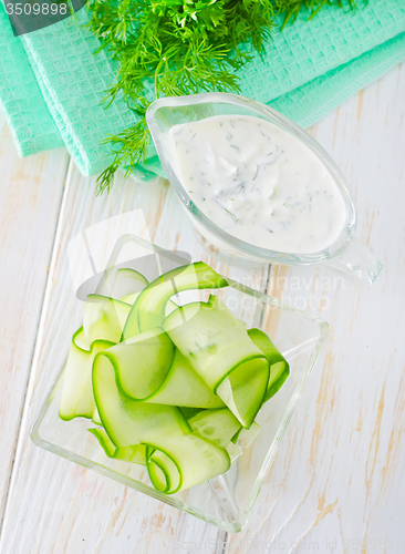 Image of salad with cucumber