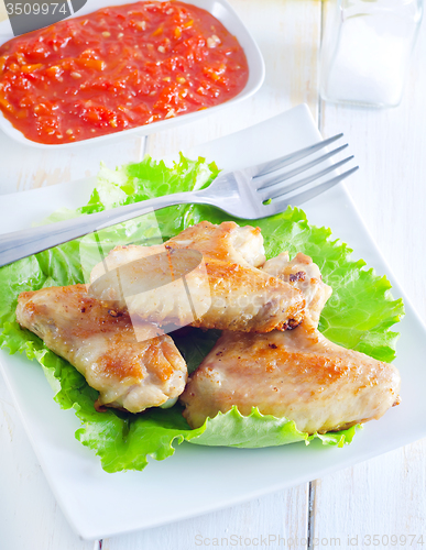 Image of fried chicken wings