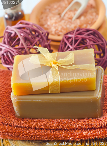 Image of salt and soap