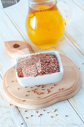 Image of flax seed and oil