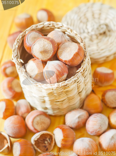 Image of hazelnuts