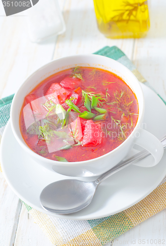 Image of fresh soup