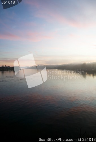Image of River at sunset