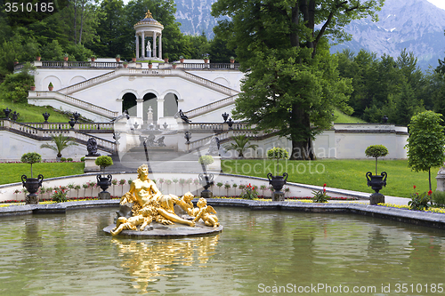 Image of Park of castle Linderhof, Bavaria