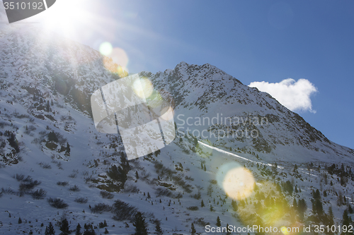 Image of Wintry mountain landscape in Austria