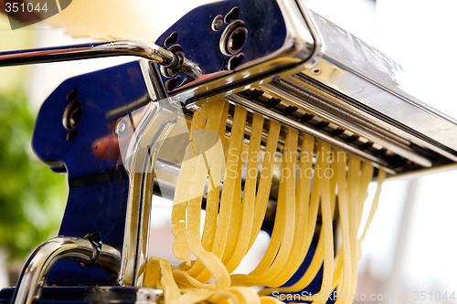 Image of Homemade Pasta Fettuccine Detail