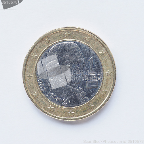 Image of Austrian 1 Euro coin