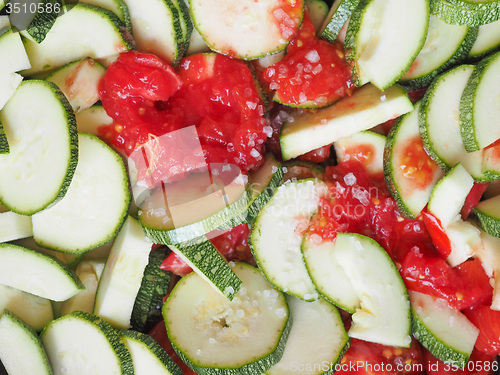 Image of Zucchini with tomato