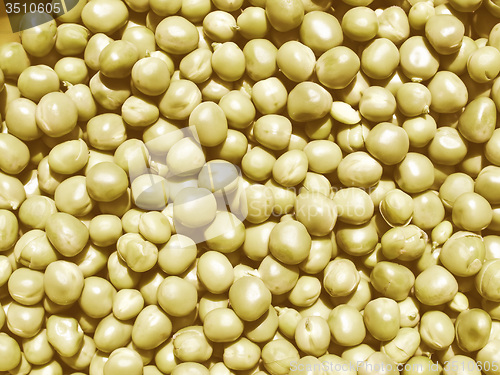Image of Retro looking Peas picture