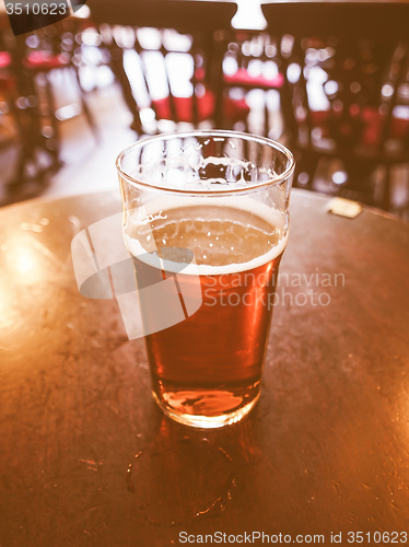 Image of Retro looking Ale beer