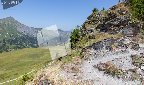 Image of Typical view of the Swiss alps