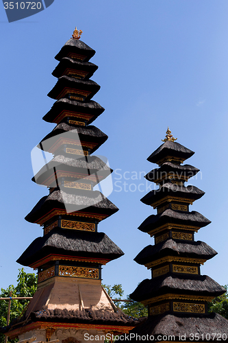 Image of storey roof Hindu temple