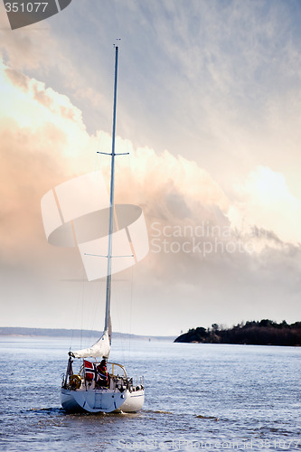 Image of Small Sail Boat