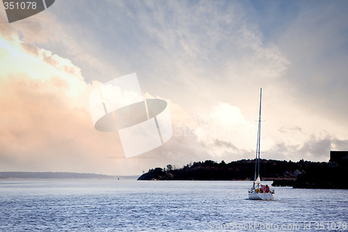 Image of Small Sail Boat