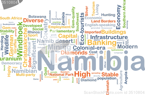 Image of Namibia background concept