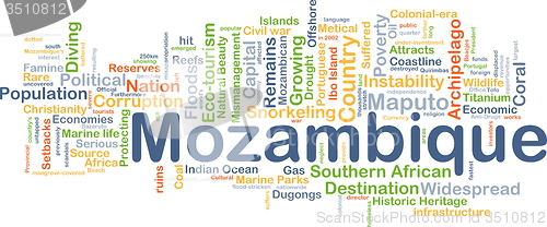 Image of Mozambique background concept