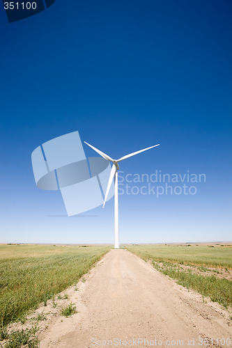 Image of Wind Turbine on the Prairie