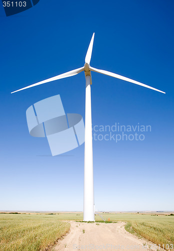 Image of Wind Turbine from Below