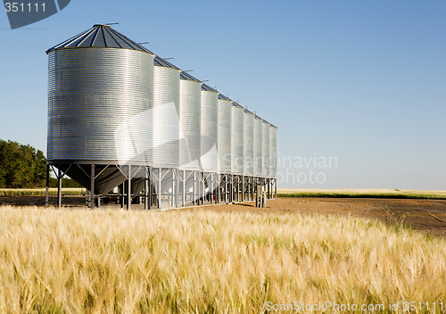 Image of Metal Grain Bin